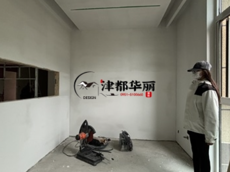 銀川裝修公司|銀川音一辦公室裝修項目現(xiàn)場巡檢